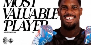 开云中国大陆-连场最佳！迈尼昂当选对阵佛罗伦萨一役米兰队内最佳球员